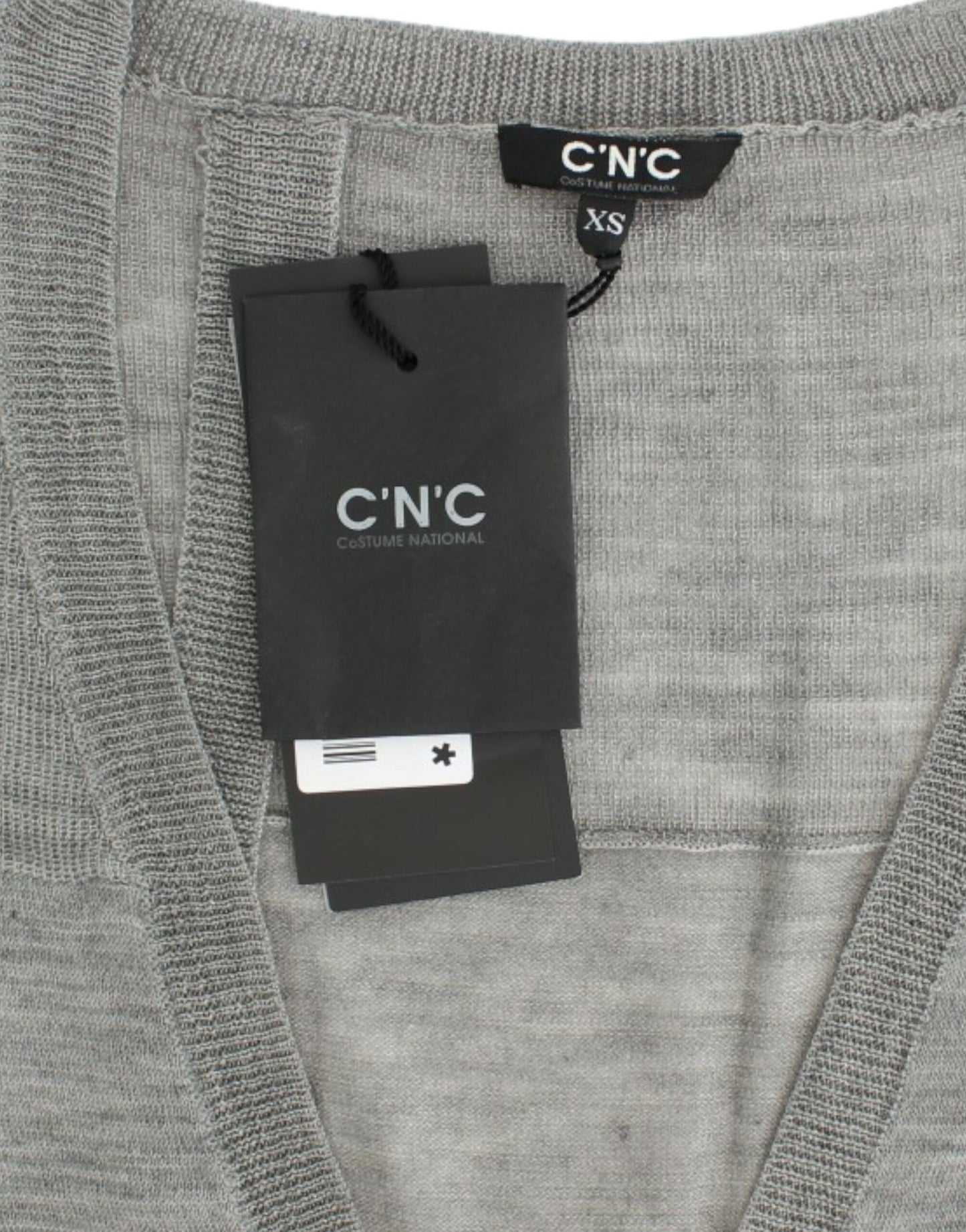 Costume National Chic szürke könnyű kardigán