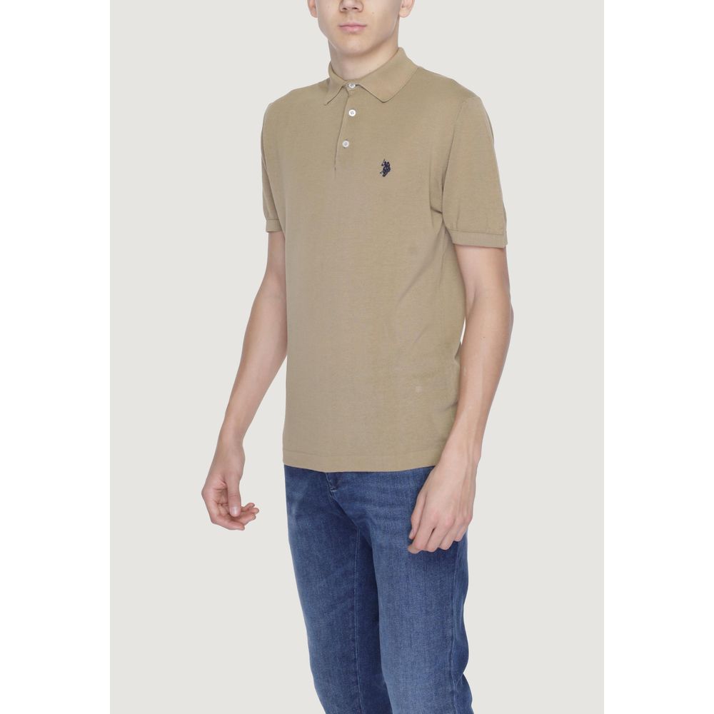 US POLO ASSN. Bézs Pamut Póló