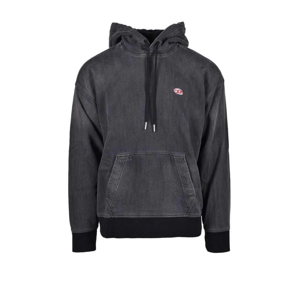 Diesel Gray Cotton Hoody
