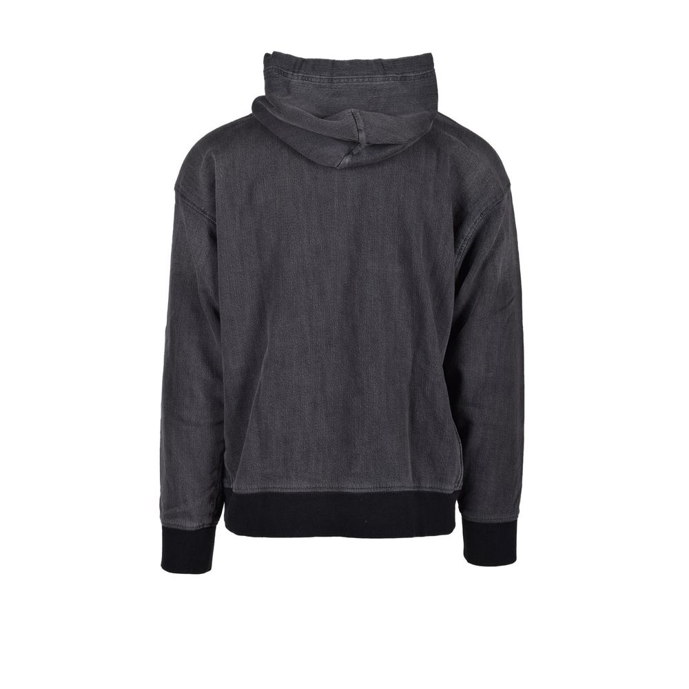 Diesel Gray Cotton Hoody