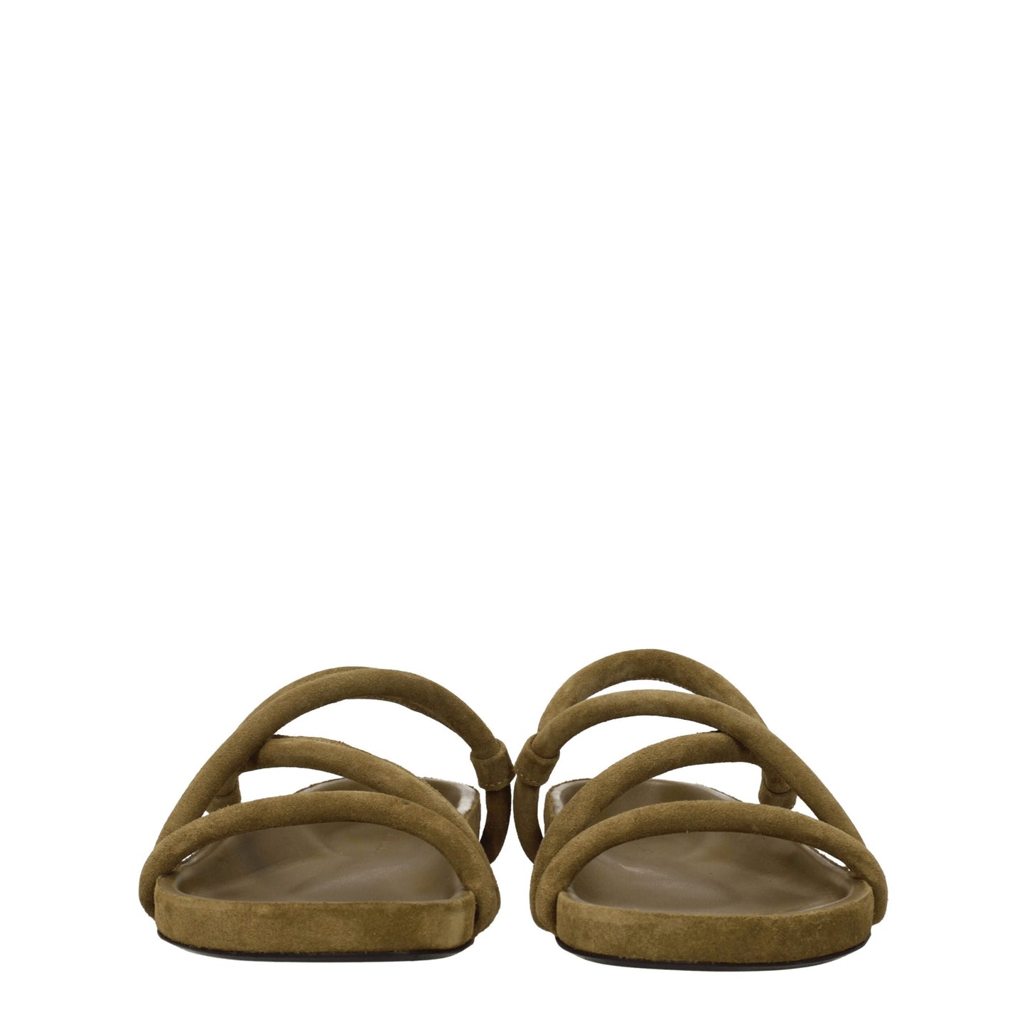 Isabel Marant Green Leather Sandal