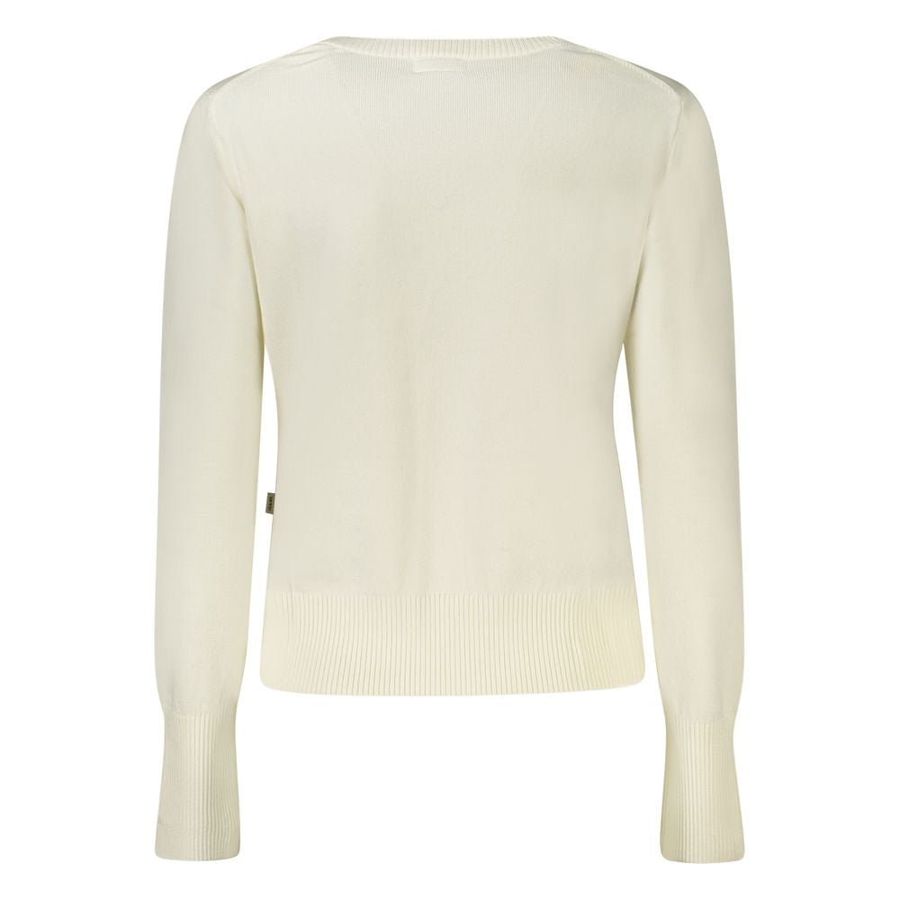 Guess Jeans White Wool Sweater