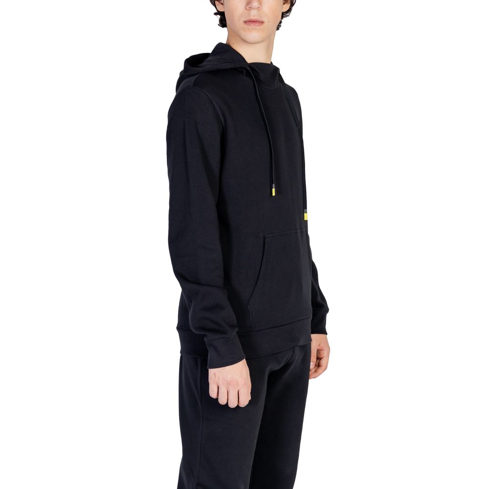 Emporio Armani Underwear Black Cotton Hoody