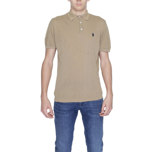 US POLO ASSN. Bézs Pamut Póló