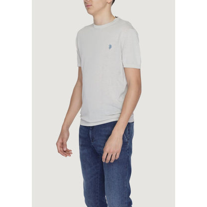US POLO ASSN. szürke pamut póló