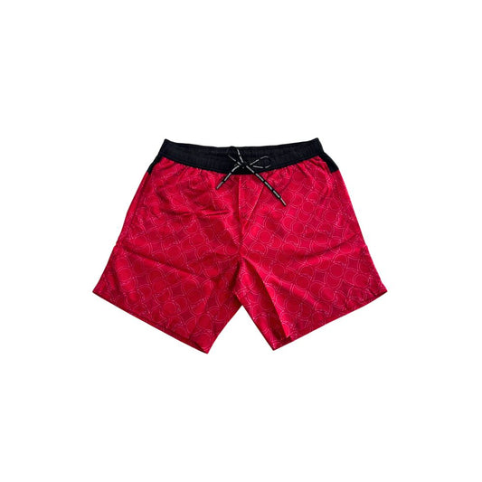 Trussardi Beachwear piros poliészter férfi fürdőruha