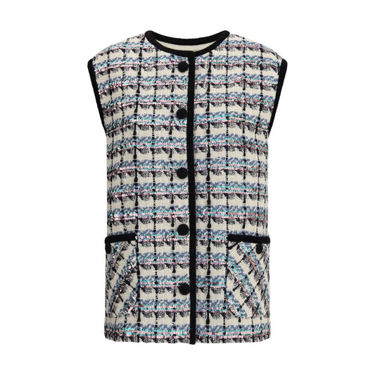 Valentino flitteres tweed mellény