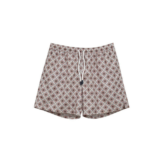 Gran Sasso Pink Polyester Swim Short