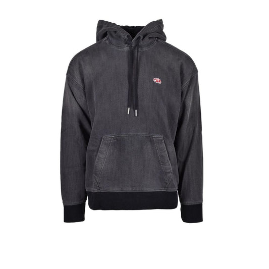 Diesel Gray Cotton Hoody