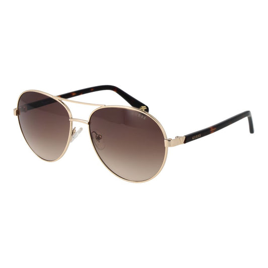 Guess Gold Unisex Sunglasses