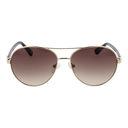 Guess Gold Unisex Sunglasses