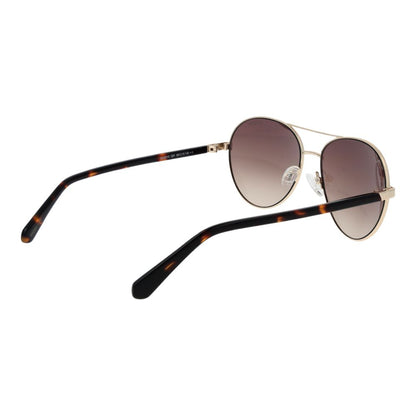 Guess Gold Unisex Sunglasses