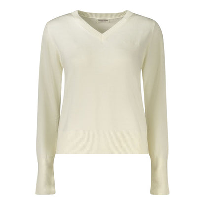 Guess Jeans White Wool Sweater