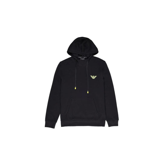 Emporio Armani Underwear Black Cotton Hoody
